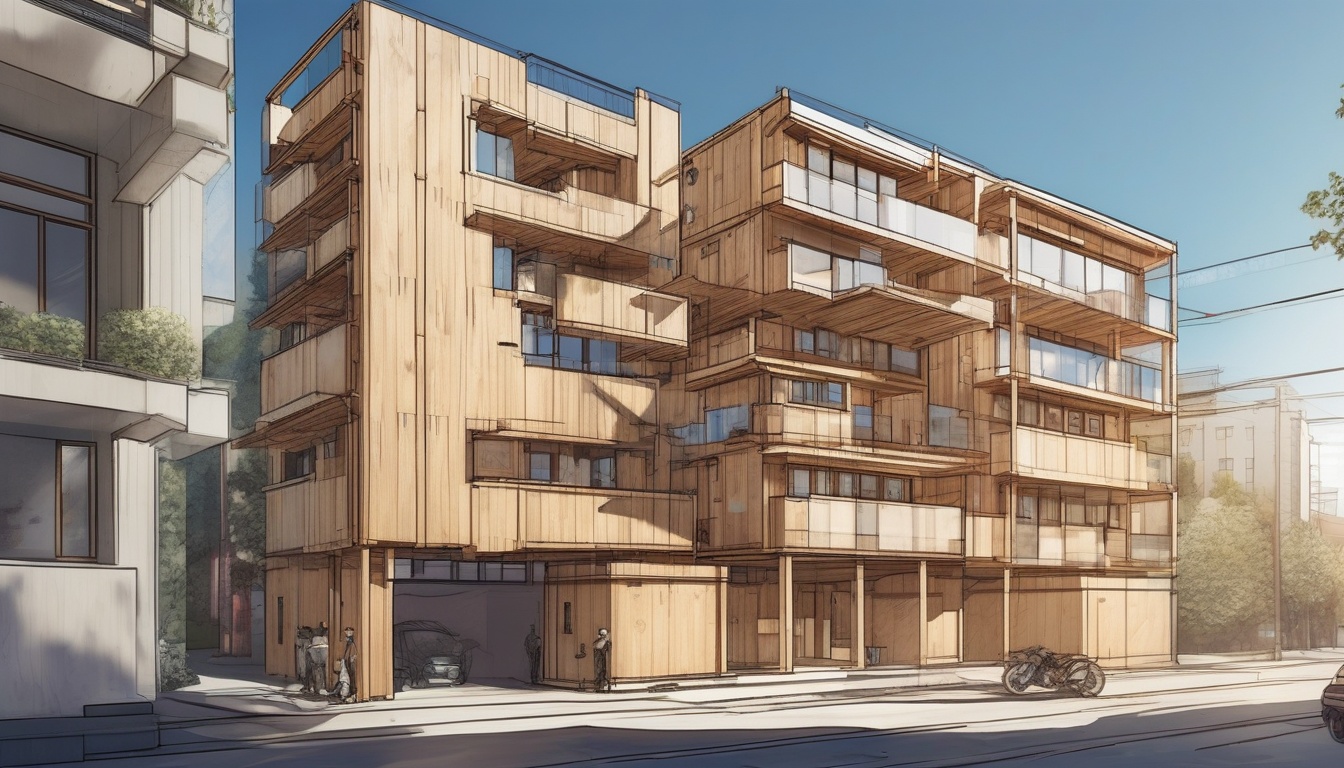 木造4階建ての壁を突破するCLT新技術：高さ10m制限下での収益最大化と都市型木造の転換点のイメージ画像